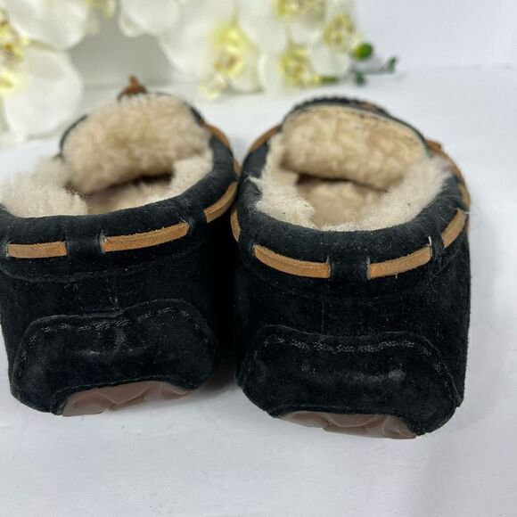 Black Moccasin Slippers - Picture 9 of 10